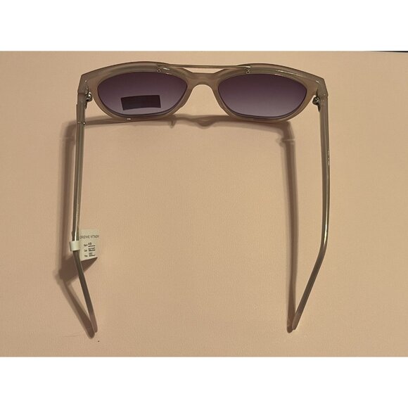Adrienne Vittadini AV059 Milky White Women’s SPORT Designer Aviator Sunglasses